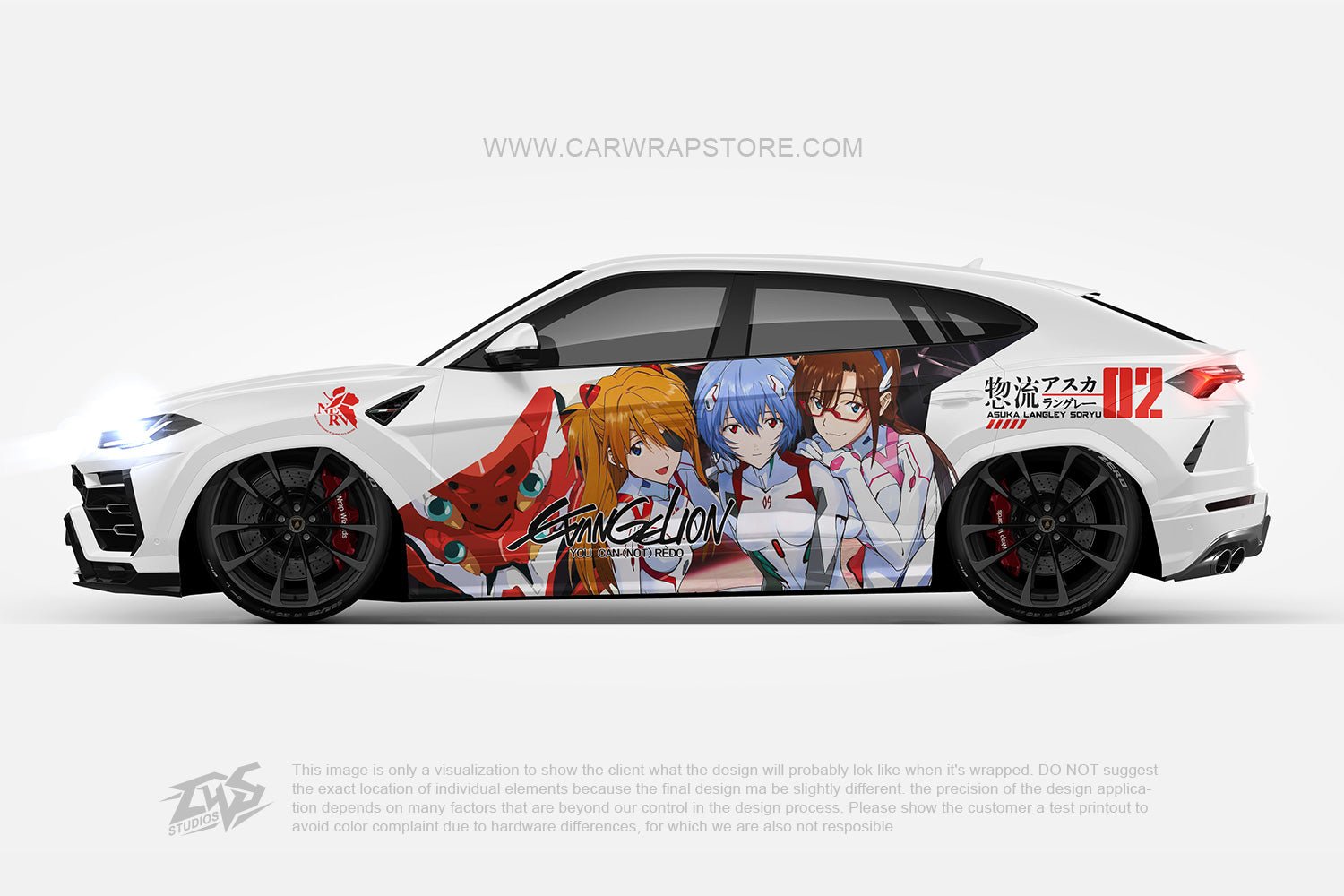 Rei Ayanami Neon Genesis Evangelion EVA ITASHA anime car wrap