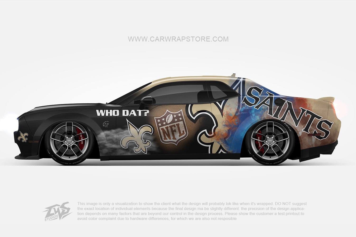 New Orleans Saints Window Decal Sticker