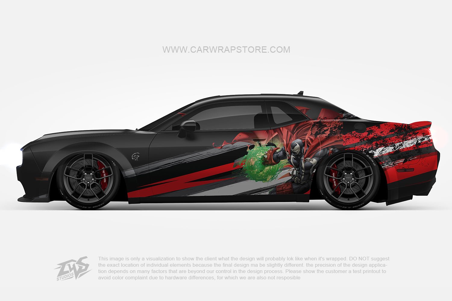 Spawn ITASHA anime car wrap vinyl stickers Fit With Any Cars