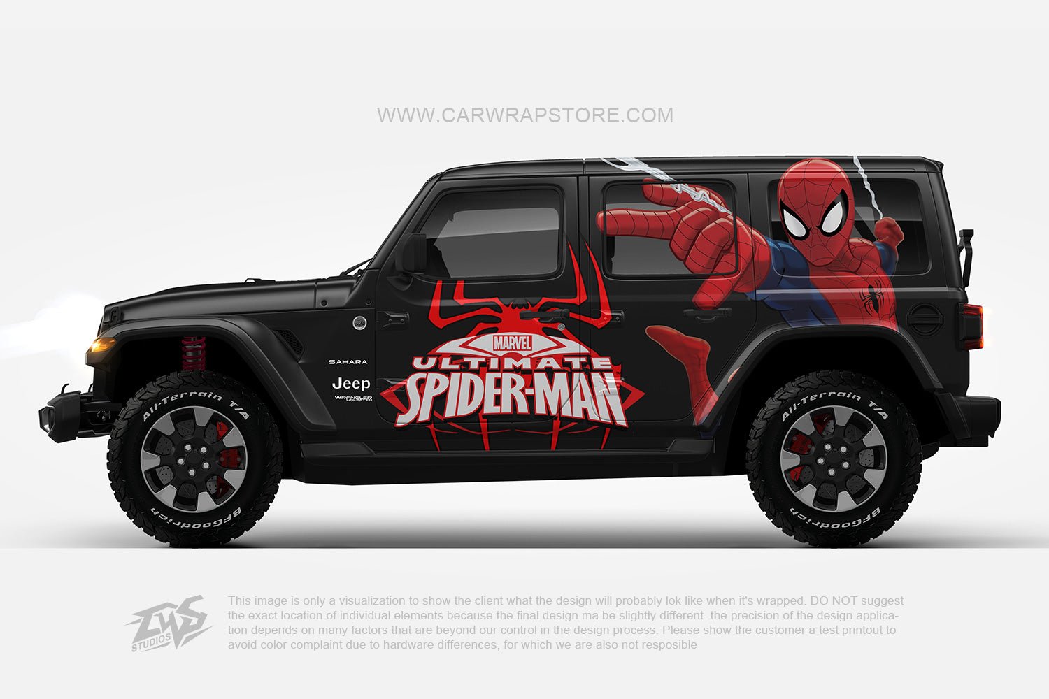 Spiderman vinyl stickers