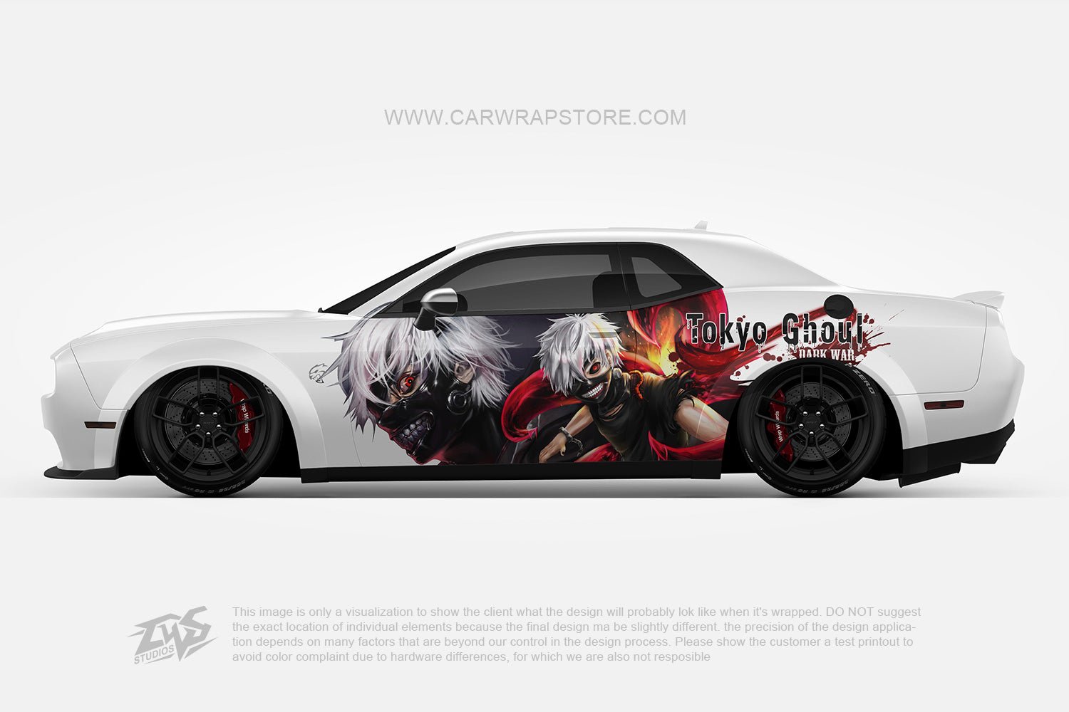 Tokyo Ghoul ITASHA anime car wrap vinyl stickers Fit With Any Cars