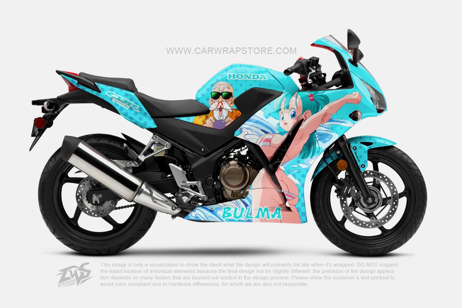 Dragon Ball Motorcycle Wrap MT10  10KWraps  Itasha Stickers